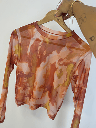 BAZAR MESH TOP NARANJA