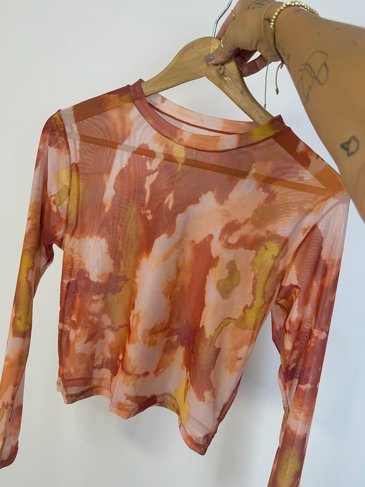 BAZAR MESH TOP NARANJA 2