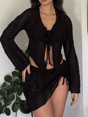 BAZAR SALIDA PRAIANO NEGRO TALLA S