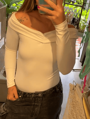 BAZAR BODY CUELLO BANDEJA BLANCO