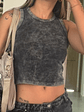 BAZAR TANK TOP ACID WASH NEGRO TALLA L - Miniatura 1