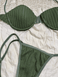 BAZAR BIKINI PREMIUM TEXTURIZADO VERDE MILITAR TALLA M - Miniatura 2