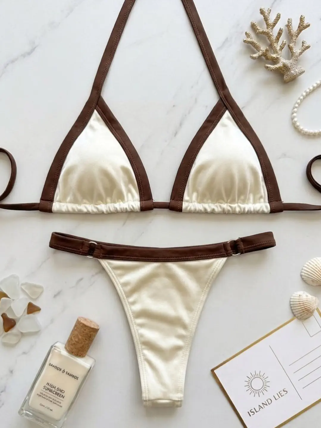 BIKINI BRONCEADOR TANGA REGULABLE BICOLOR 1