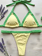 BIKINI BRONCEADOR TANGA REGULABLE BICOLOR - Miniatura 3