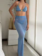 SET CORAL: BIKINI + FALDA - Miniatura 1