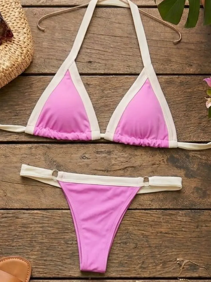 BIKINI BRONCEADOR TANGA REGULABLE BICOLOR 6