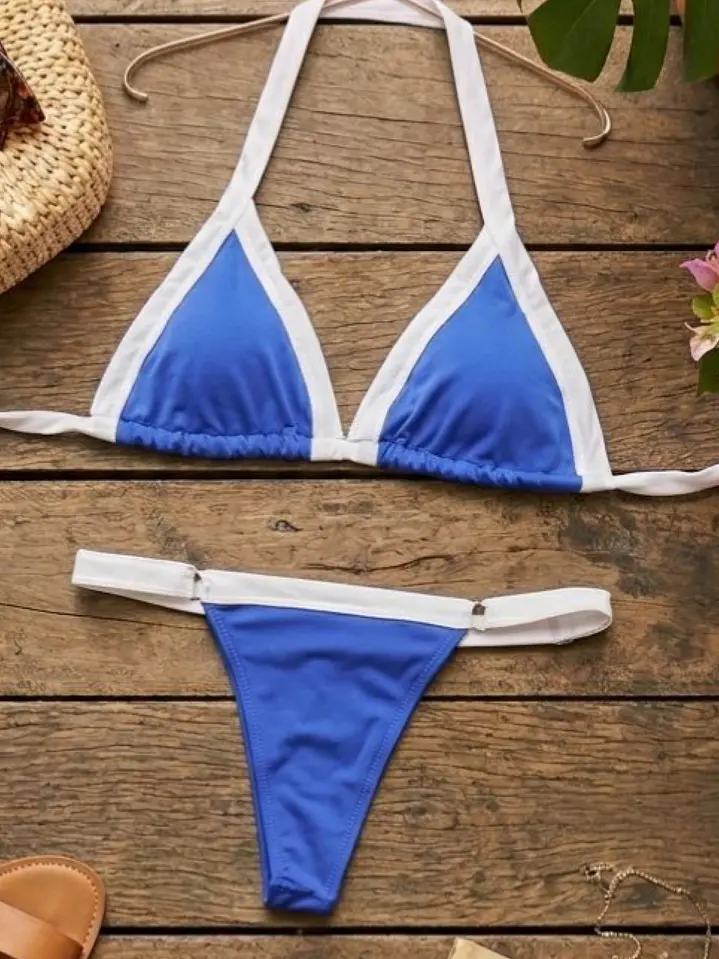 BIKINI BRONCEADOR TANGA REGULABLE BICOLOR 7
