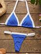BIKINI BRONCEADOR TANGA REGULABLE BICOLOR - Miniatura 7