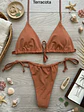BIKINI BRONCEADOR TANGA CORREDIZA COLORES - Miniatura 3