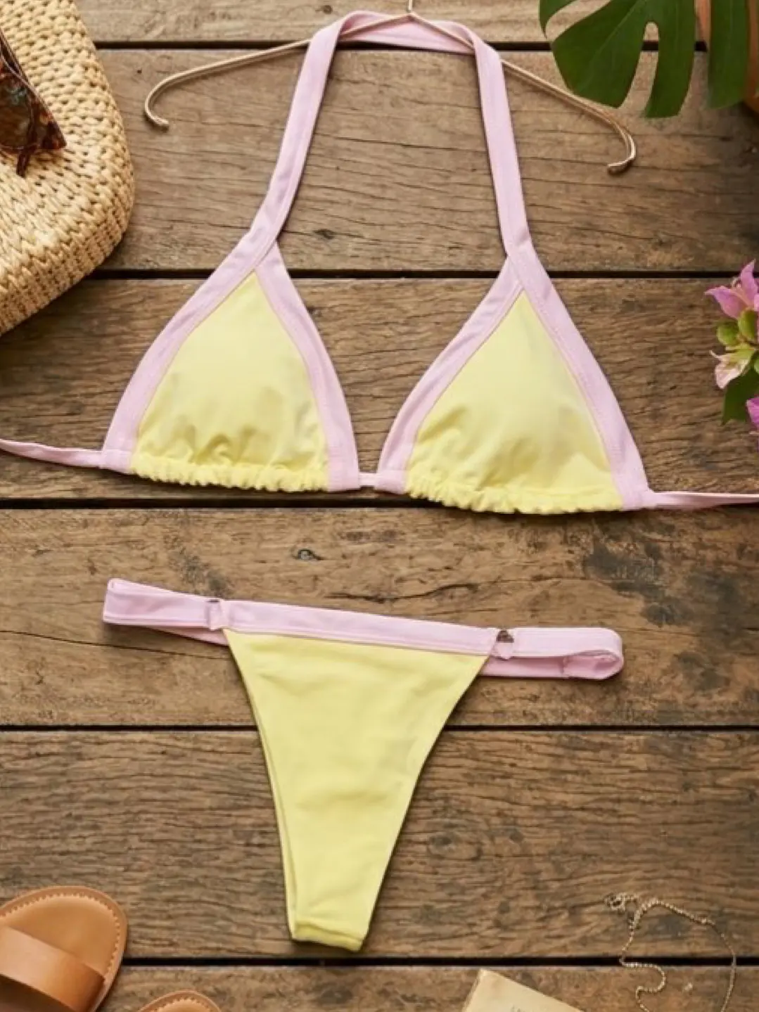 BIKINI BRONCEADOR TANGA REGULABLE BICOLOR 6