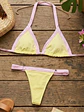 BIKINI BRONCEADOR TANGA REGULABLE BICOLOR - Miniatura 6