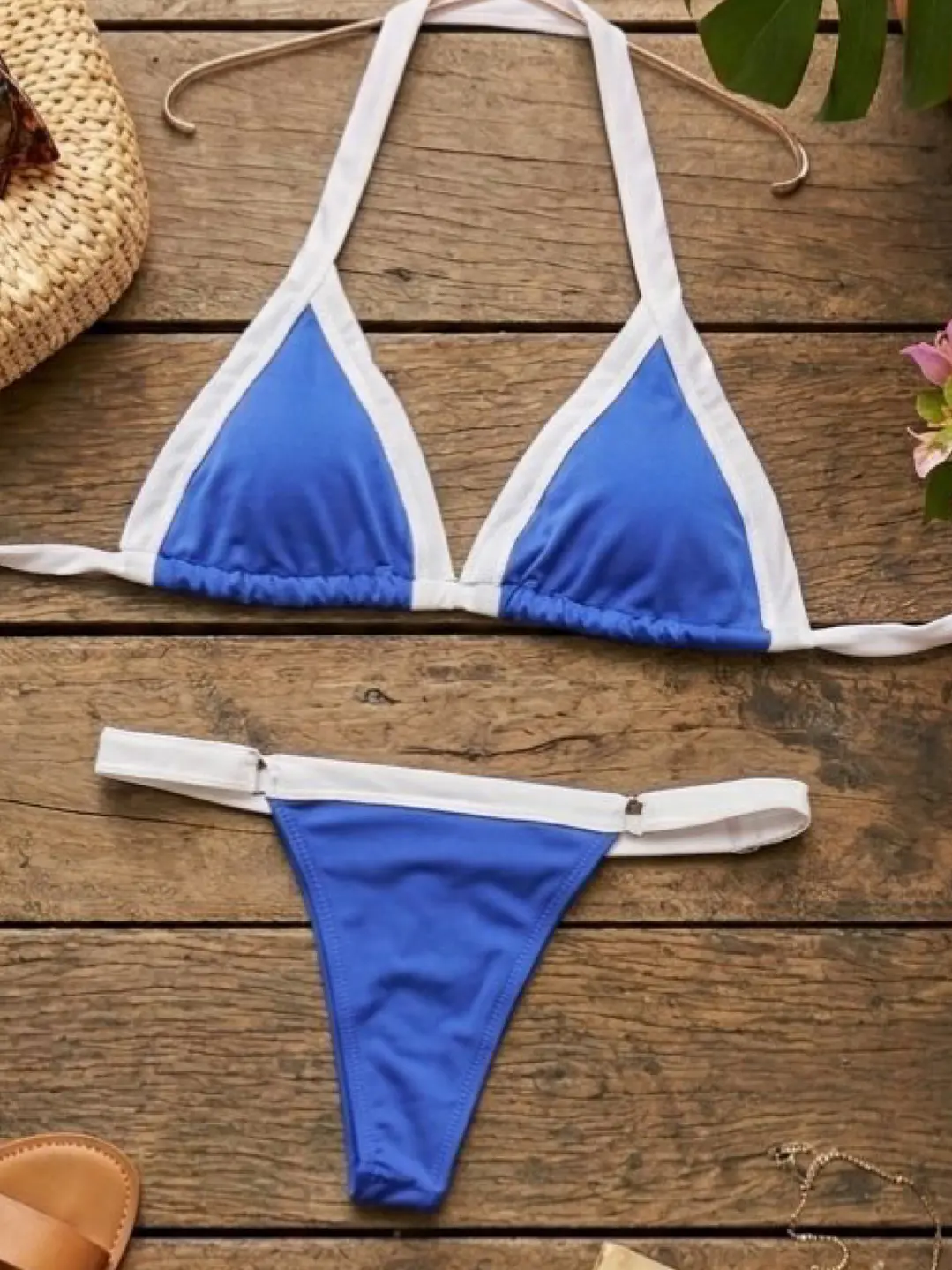 BIKINI BRONCEADOR TANGA REGULABLE BICOLOR 8