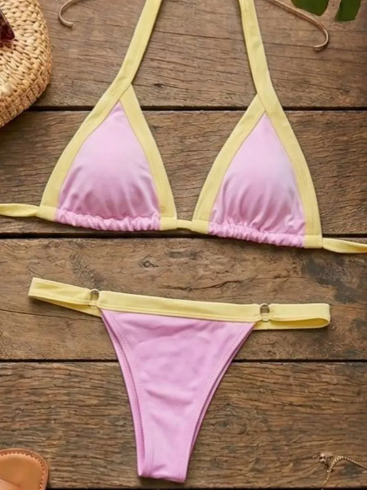 BIKINI BRONCEADOR TANGA REGULABLE BICOLOR 9