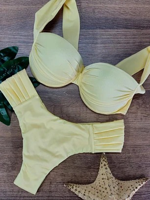 BIKINI TOP REALCE COLORES PERLADOS