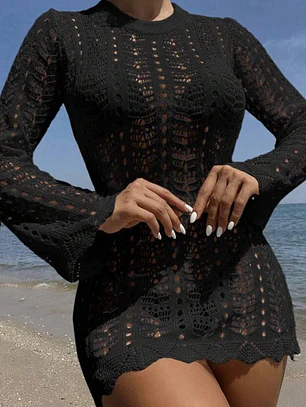 VESTIDO TEJIDO COCO