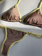 BIKINI BRONCEADOR SATINADO BICOLOR - Miniatura 3