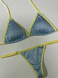 BIKINI BRONCEADOR SATINADO BICOLOR - Miniatura 6