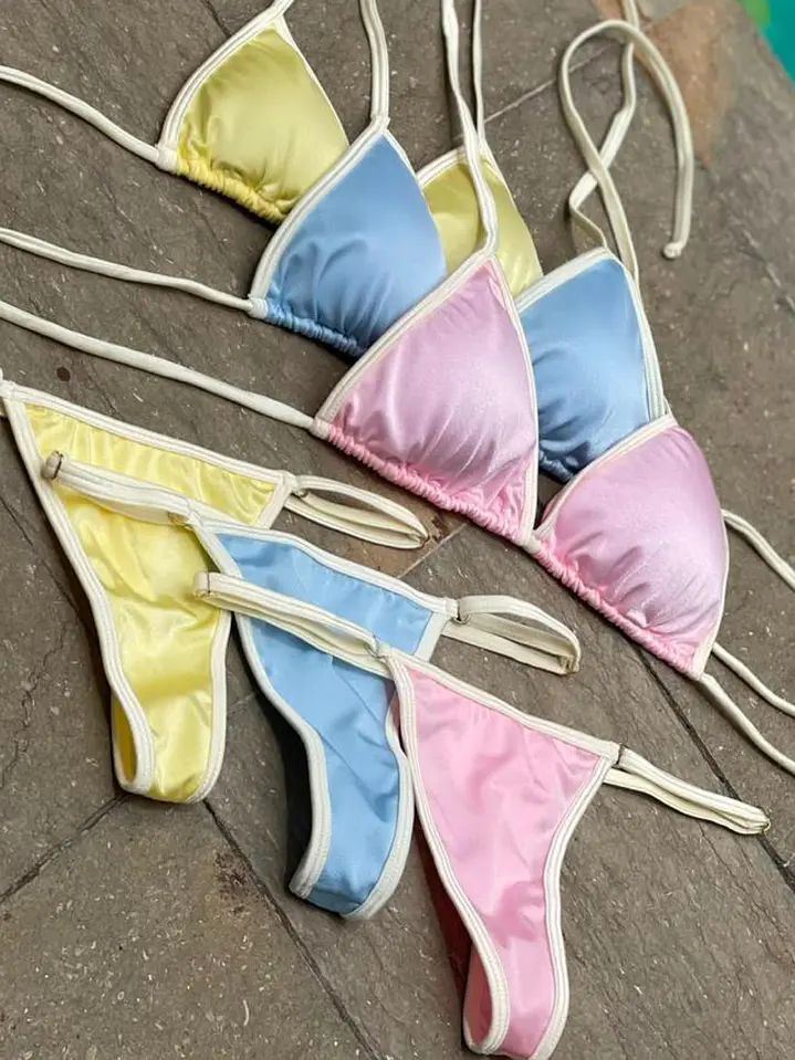 BIKINI BRONCEADOR SATINADO BICOLOR 1