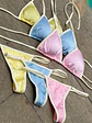 BIKINI BRONCEADOR SATINADO BICOLOR - Miniatura 1