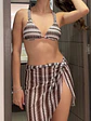 SET 3 PIEZAS MACRAM : BIKINI + FALDA - Miniatura 1