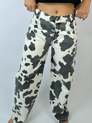 PANTALÓN COW PRINT