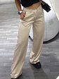 PANTALON SATIN BEIGE - Miniatura 1