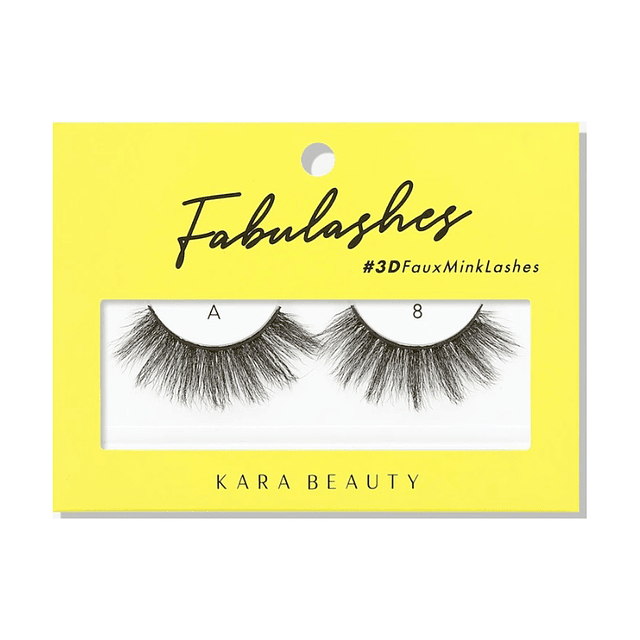 Pestañas Fabulashes de Kara Beauty #3D - A8