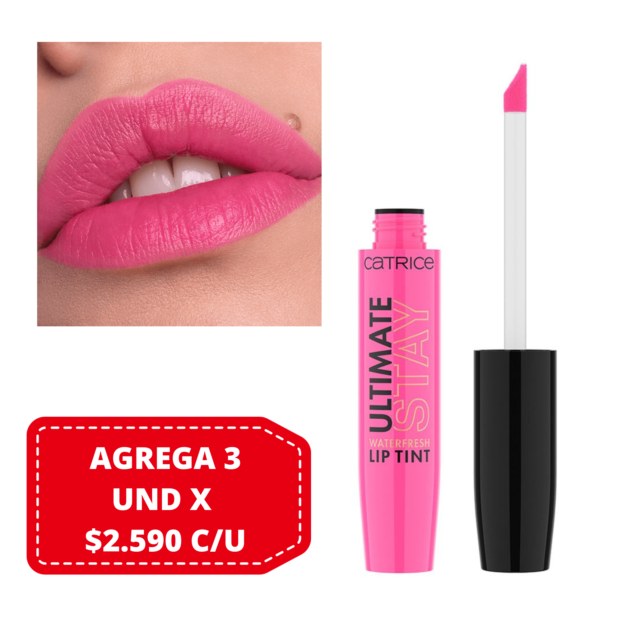 CATRICE Ultimate Stay Lippenstift Nr. 140 Behind The Red Curtain – Intensive Rot-Farbe