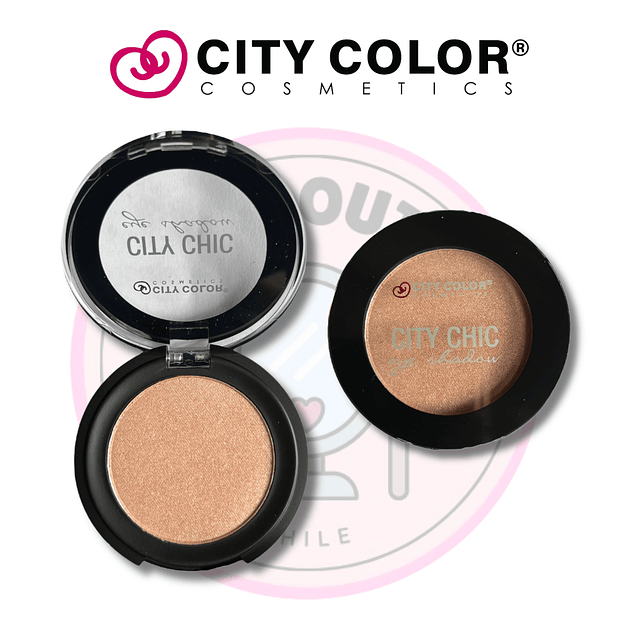 Sombra de Ojos City Color Ultra Pigmentadas Individual - Runway Bride