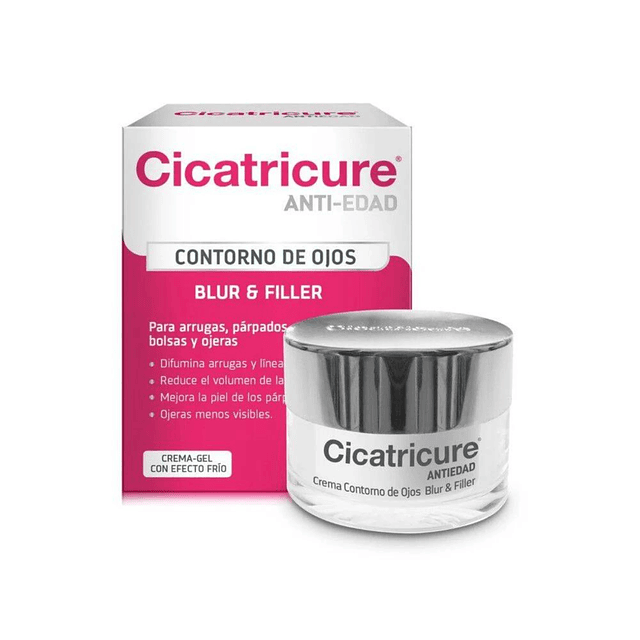 Crema Cicatricure Contorno de Ojos Antiedad Blur&Filler 15 Gr 