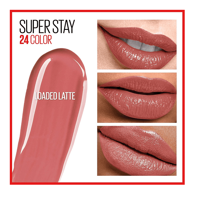 Labial Super Stay 24 Hrs de Maybelline - 235 Loadedlatte
