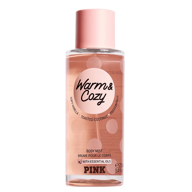 Body Mist Victorias Secret PINK  Warm & Cozy - 250 Ml