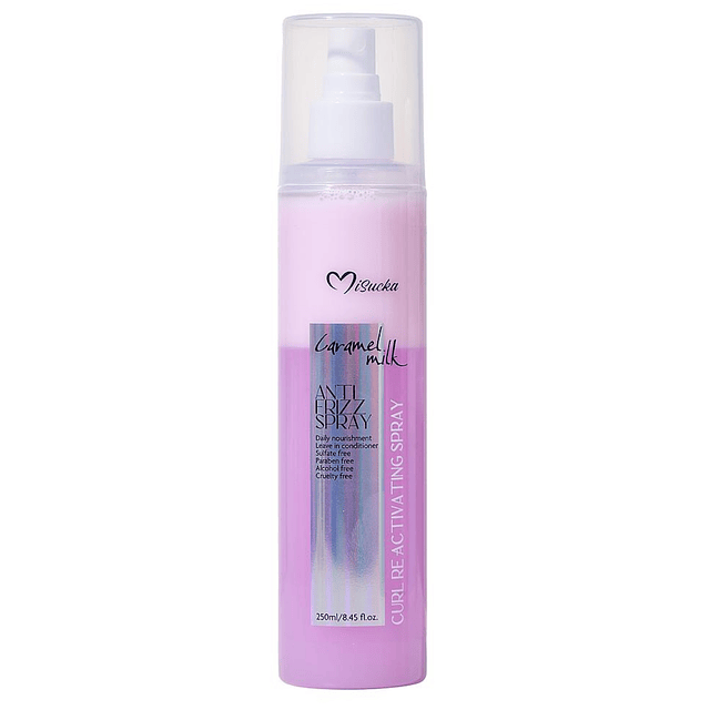 Spray Activador de Rulos y Anti Frizz Misucka - 250 Ml Caramel Milk