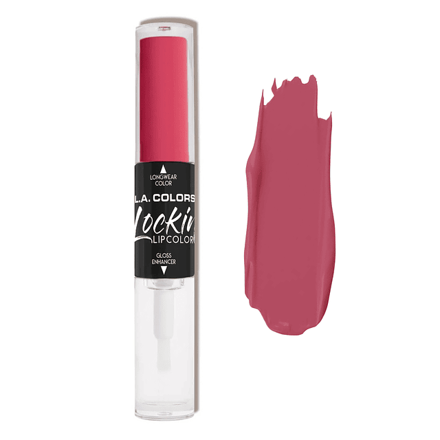 Labial Lockin Duo de Larga Duración Matte, Incluye Brillo - 363 Attitude