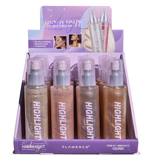 Brillo Iluminador en Spray Multifuncional Flamenco - MB018117 - 04