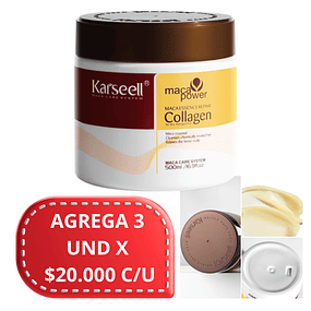 Mascarilla Capilar con Colageno Karseell - 500Ml 