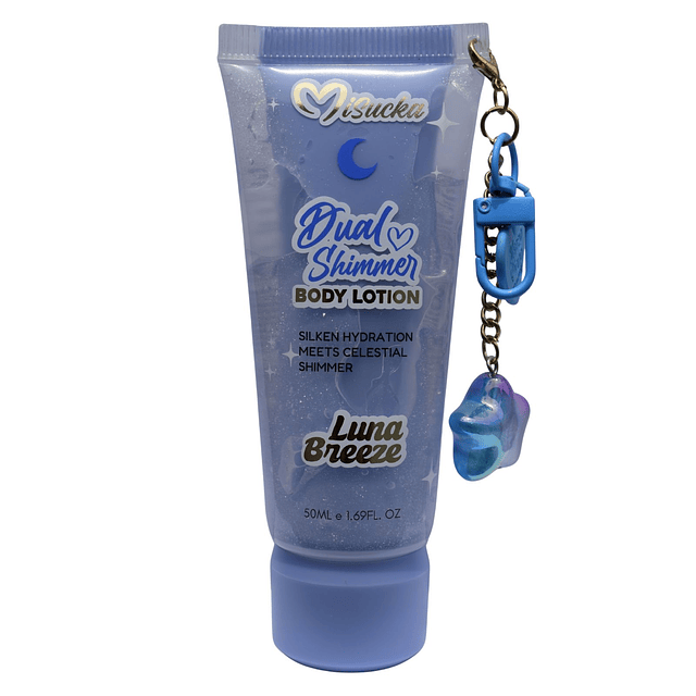 Locion Corporal Colgante Duo con Brillo de Misucka 50 Ml - Luna Breeze
