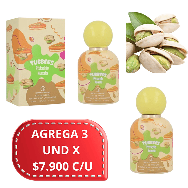 Perfume Tubbees - Pistacho Kunafa 50 Ml