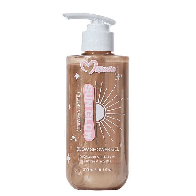 Shower Gel Misucka Gel de ducha Sun Glow Efecto Bronceado Radiante - Sunny Caramel 