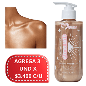 Shower Gel Misucka Gel de ducha Sun Glow Efecto Bronceado Radiante - Sunny Caramel 