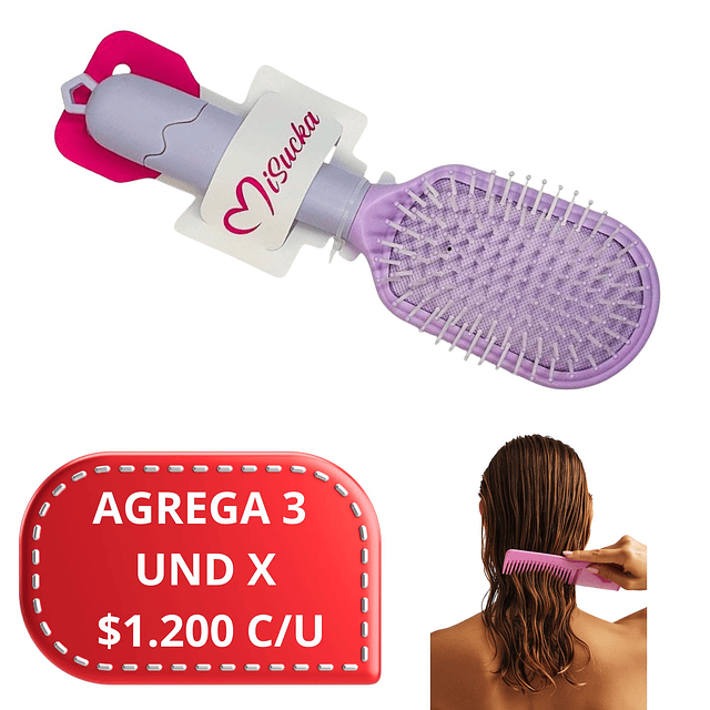 Cepillo para el Cabello Misucka Alta Calidad, Se Envian Colores Surtidos - AR64