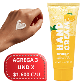 Crema para Manos SAS Cosmetics 105g - SAH209 Orange
