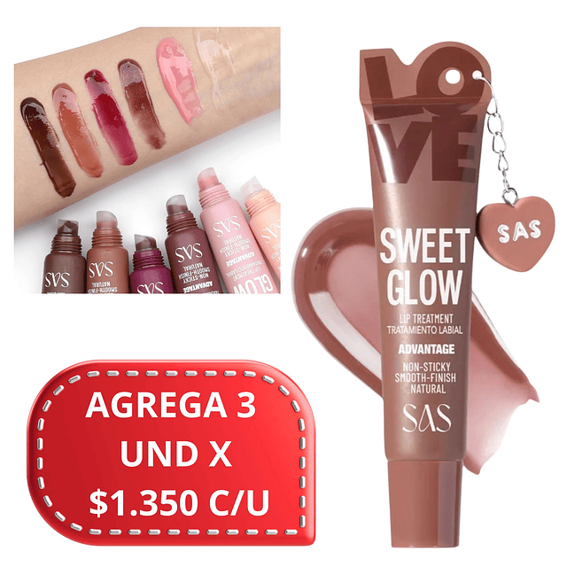 Tratamiento de Labios SAS Cosmetics Sweet Glow - SLB003 - TONO 05