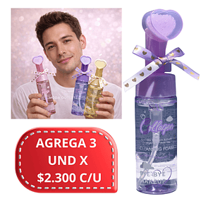 Limpiador Facial en Espuma SAS Cosmetics - SAH211-3 - COLLAGEN