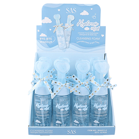 Display de 12 Limpiadores Faciales en Espuma SAS Cosmetics - SAH211-2 - HYALURONIC ACID
