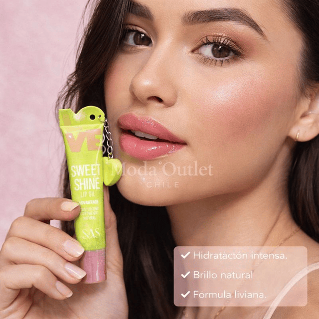 Aceite Labial LOVE Sweet Shine SAS Cosmetics - SLG011 - Tono 06