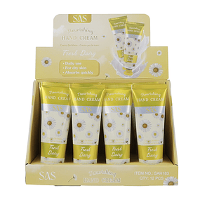 Caja de 12 Cremas de Manos SAS Cosmetics 50g - FRESH DAISY