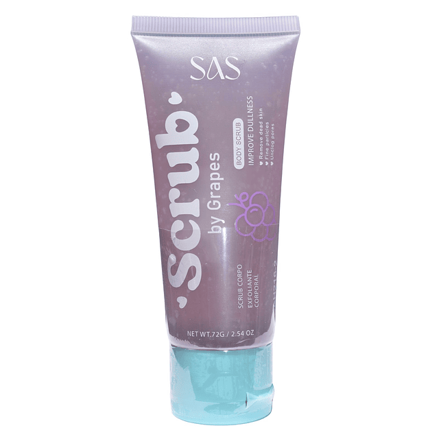 Caja de 12 Exfoliantes Corporales SAS Cosmetics 72g - SAH216-2 - GRAPES