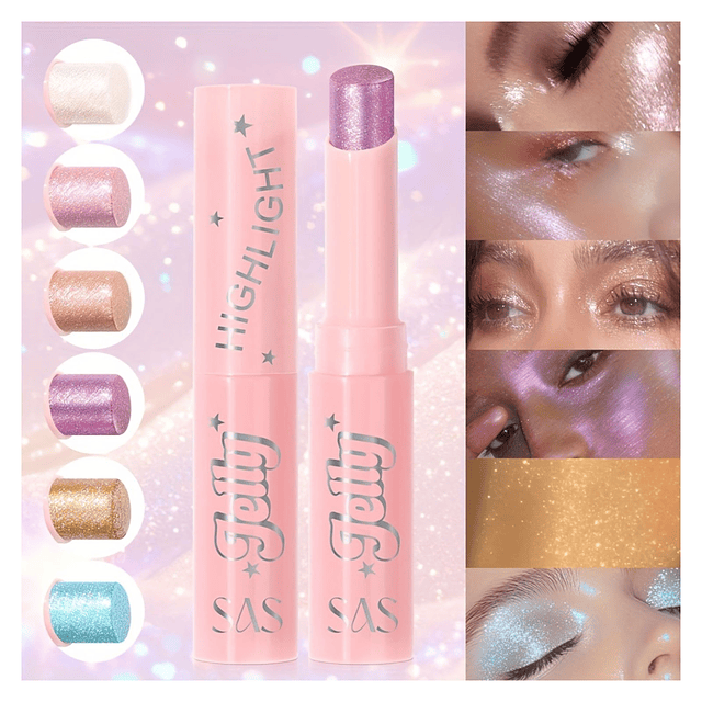 Iluminador en Gel Jelly Multifuncional SAS Cosmetics - SES006 - TONO 05