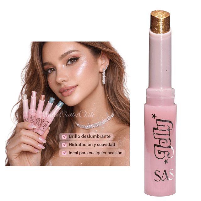 Iluminador en Gel Jelly Multifuncional SAS Cosmetics - SES006 - TONO 05